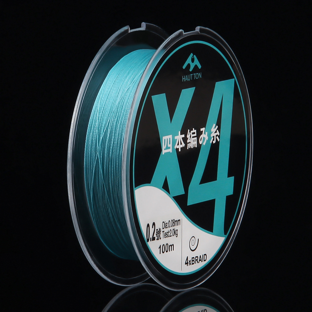Line 0.2, 4 and 100 meters blue